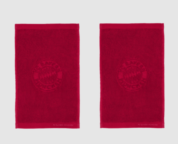 FC Bayern München - Gästehandtuch 2er-Set 50x30 cm